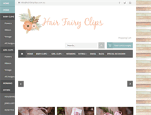 Tablet Screenshot of hairfairyclips.spiffystores.com